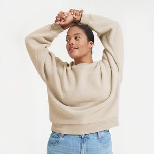 Everlane renew fleece sweatshirt